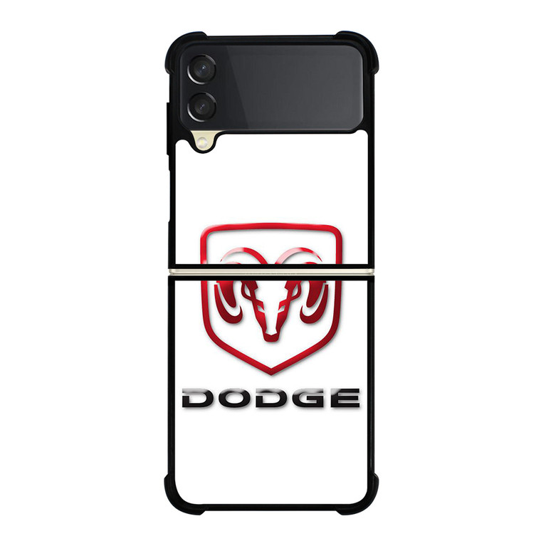 DODGE CAR RED EMBLEM Samsung Galaxy Z Flip 3 Case Cover