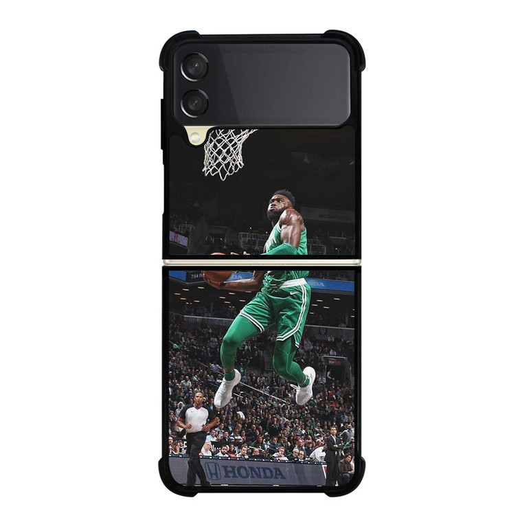 JAYLEN BROWN DUNK BOSTON CELTICS Samsung Galaxy Z Flip 3 Case Cover