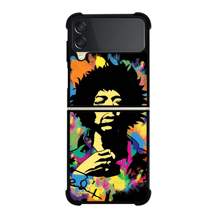 JIMI HENDRIX GUITARIST ART Samsung Galaxy Z Flip 3 Case Cover