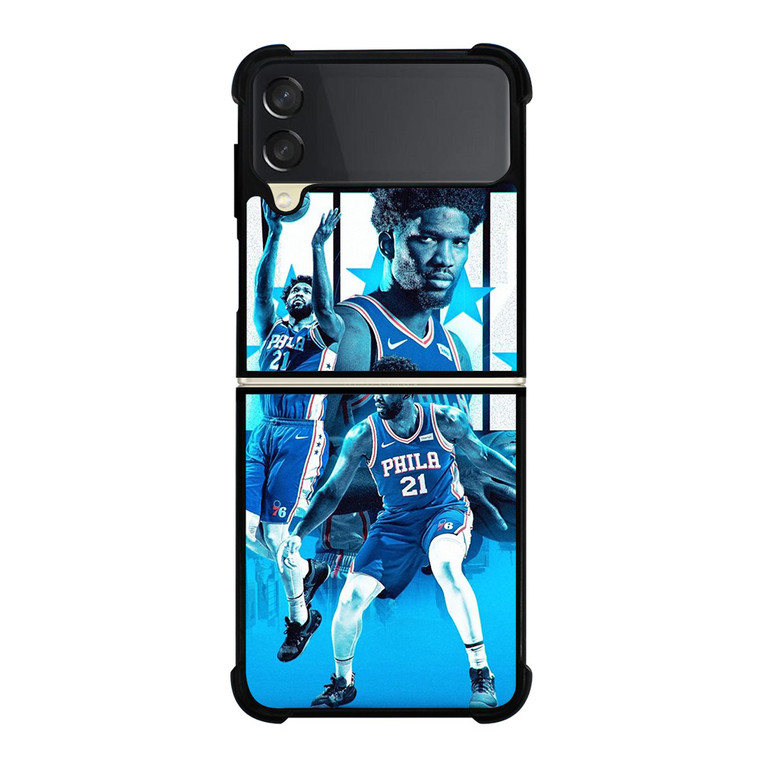 JOEL EMBIID PHILADELPHIA SIXERS ART Samsung Galaxy Z Flip 3 Case Cover