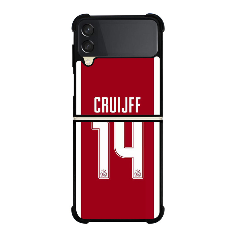 JOHAN CRUIJFF AJAX AMSTERDAM KIT Samsung Galaxy Z Flip 3 Case Cover