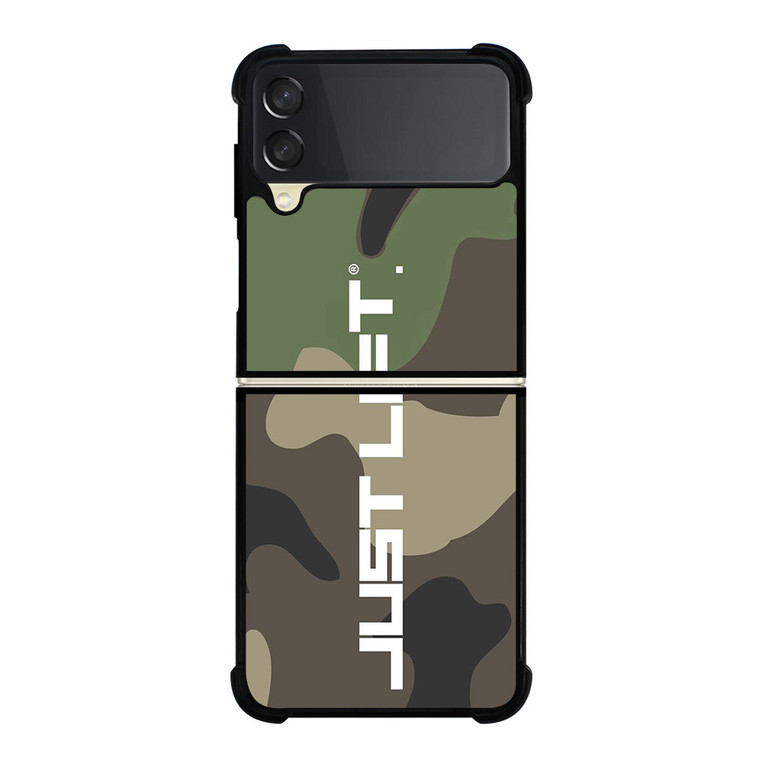 JUST LIFT FITNESS CAMO LOGO Samsung Galaxy Z Flip 3 Case Cover