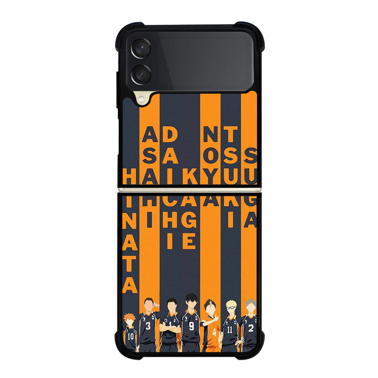 KARASUNO VOLLEYBALL TEAM HAIKYUU Samsung Galaxy Z Flip 3 Case Cover