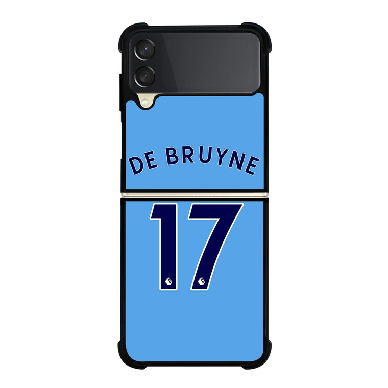 KEVIN DE BRUYNE MANCHESTER CITY HOME KIT Samsung Galaxy Z Flip 3 Case Cover