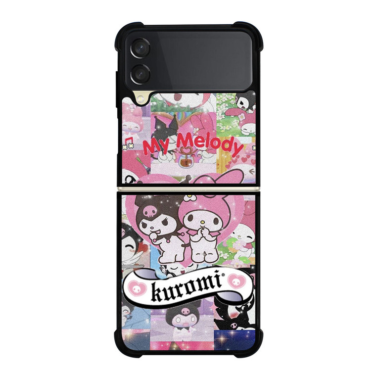 KUROMI MY MELODY CARTOON Samsung Galaxy Z Flip 3 Case Cover