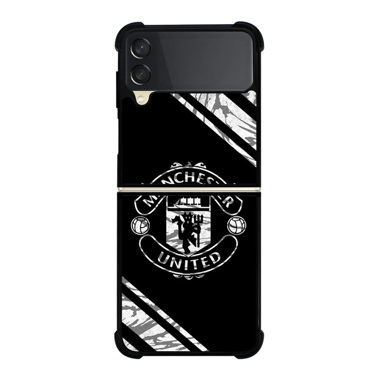 MANCHESTER UNITED CAMO LOGO Samsung Galaxy Z Flip 3 Case Cover