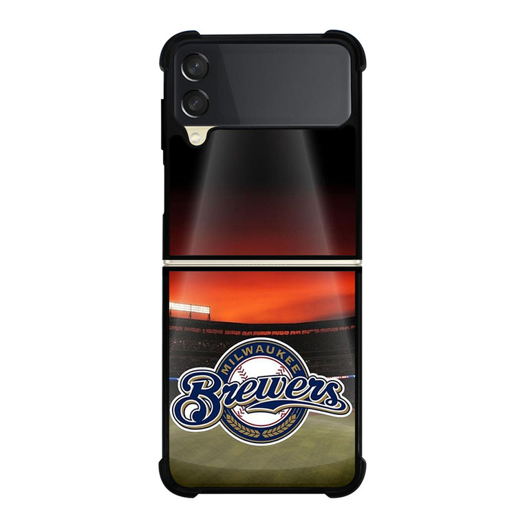 MILWAUKEE BREWERS BASEBALL ARENA Samsung Galaxy Z Flip 3 Case Cover