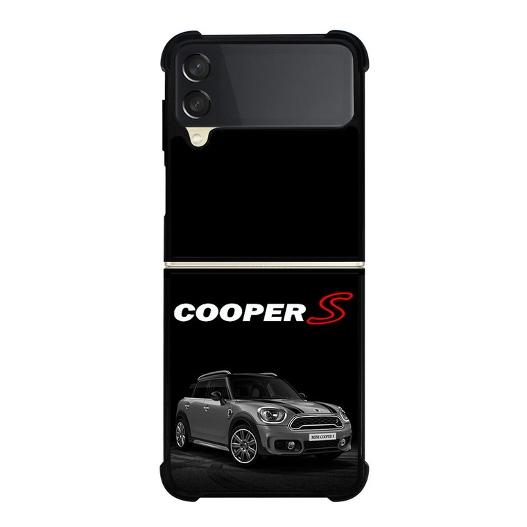 MINI COOPER S BLACK LOGO Samsung Galaxy Z Flip 3 Case Cover