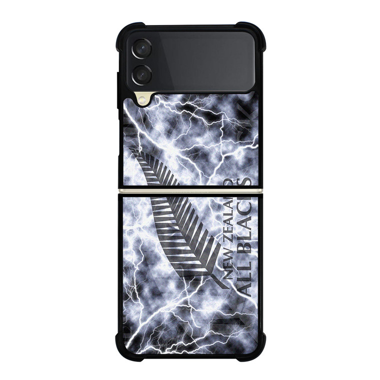 NEW ZEALAND ALL BLACK LIGHTNING LOGO Samsung Galaxy Z Flip 3 Case Cover