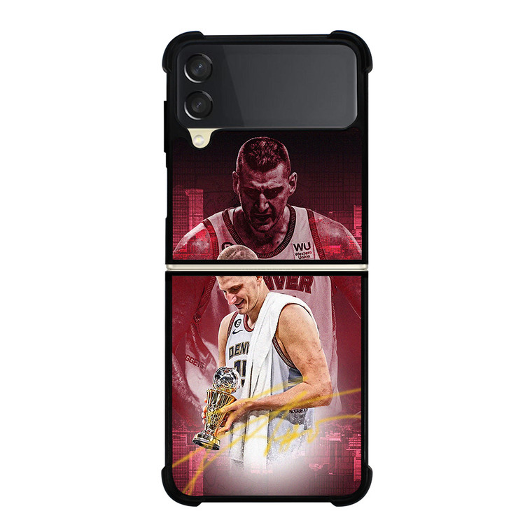 NIKOLA JOKIC DENVER NUGGETS CHAMPIONS Samsung Galaxy Z Flip 3 Case Cover