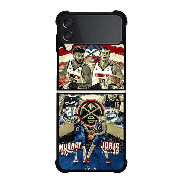 NIKOLA JOKIC X JAMAL MURRAY DENVER NUGGETS Samsung Galaxy Z Flip 3 Case Cover
