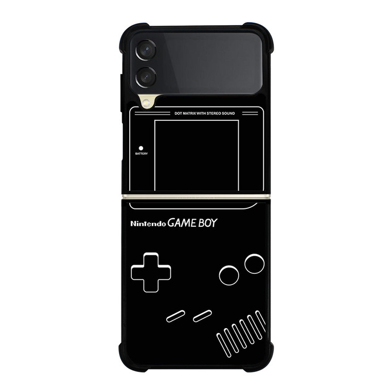 NINTENDO GAME BOY LINE ART Samsung Galaxy Z Flip 3 Case Cover