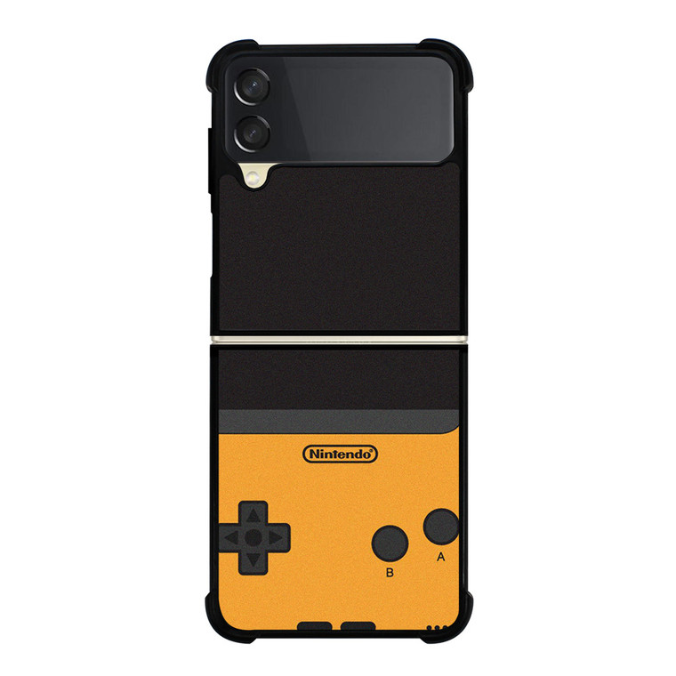 NINTENDO GAME BOY YELLOW Samsung Galaxy Z Flip 3 Case Cover