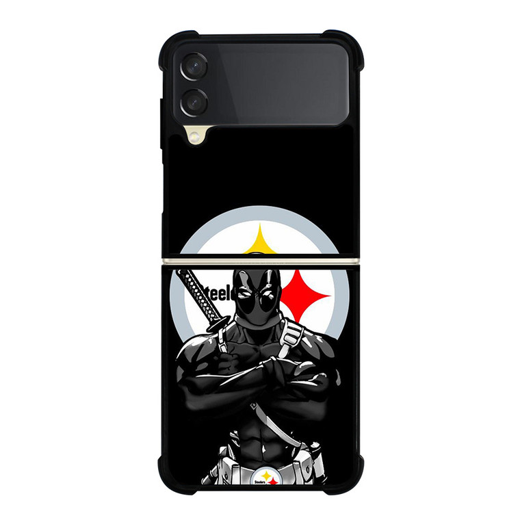 PITTSBURGH STEELERS FOOTBALL DEADPOOL Samsung Galaxy Z Flip 3 Case Cover