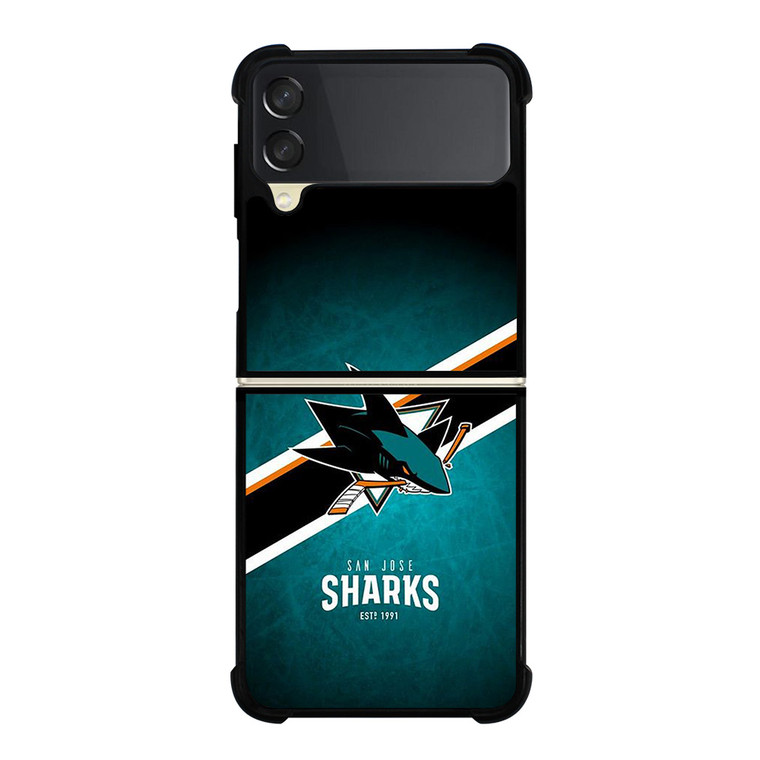 SAN JOSE SHARKS HOCKEY NHL Samsung Galaxy Z Flip 3 Case Cover