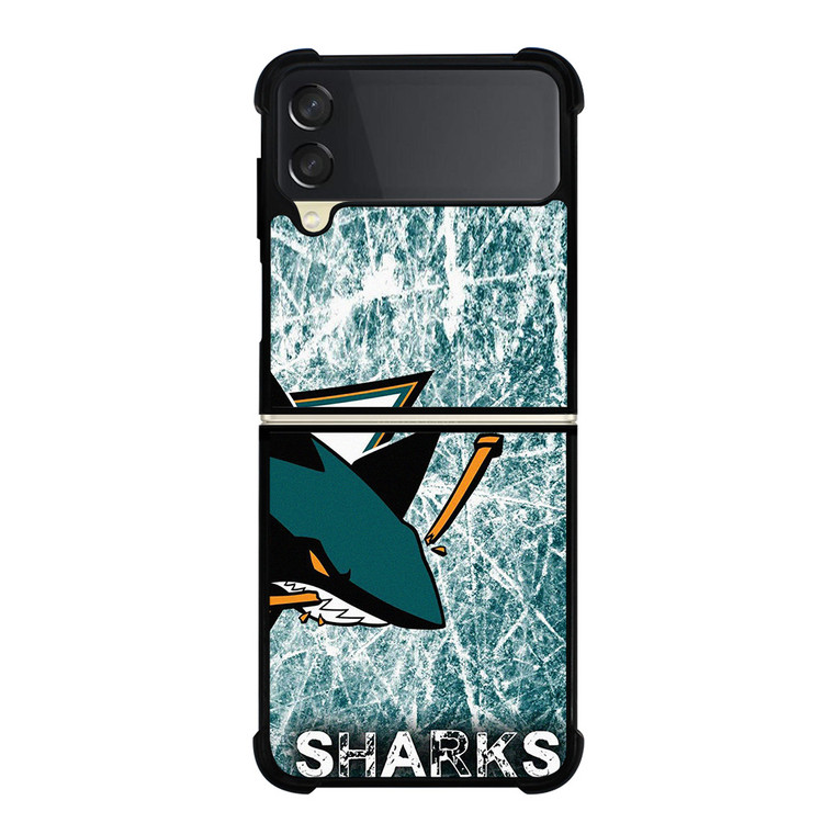 SAN JOSE SHARKS ICE HOCKEY TEAM Samsung Galaxy Z Flip 3 Case Cover