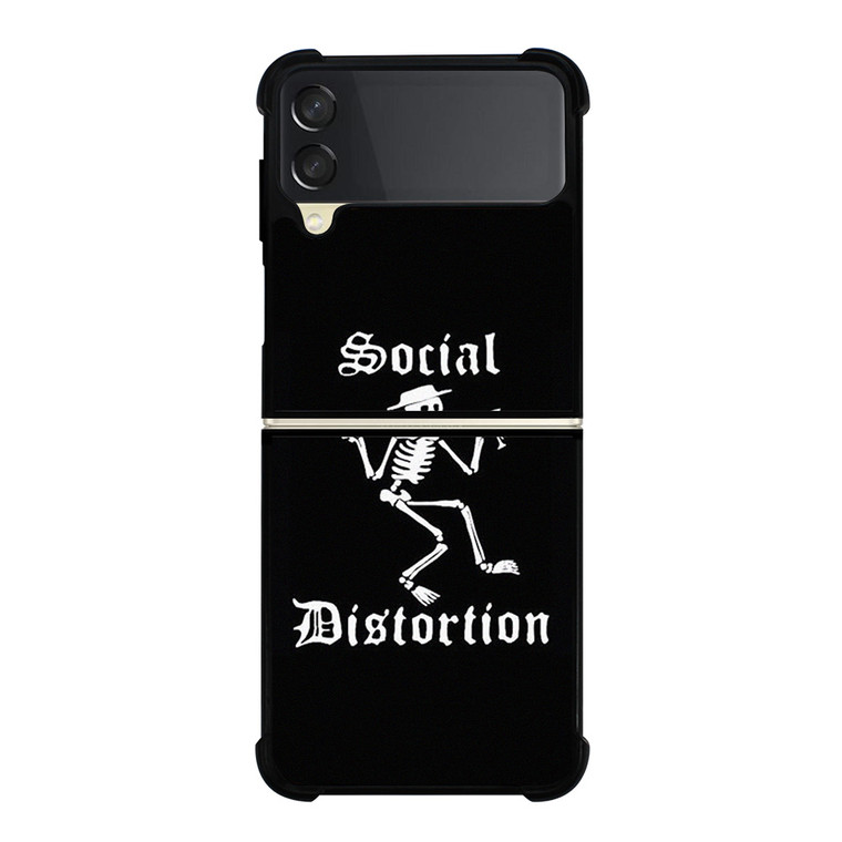 SOCIAL DISTORTION ROCK BAND SKULL SYMBOL Samsung Galaxy Z Flip 3 Case Cover
