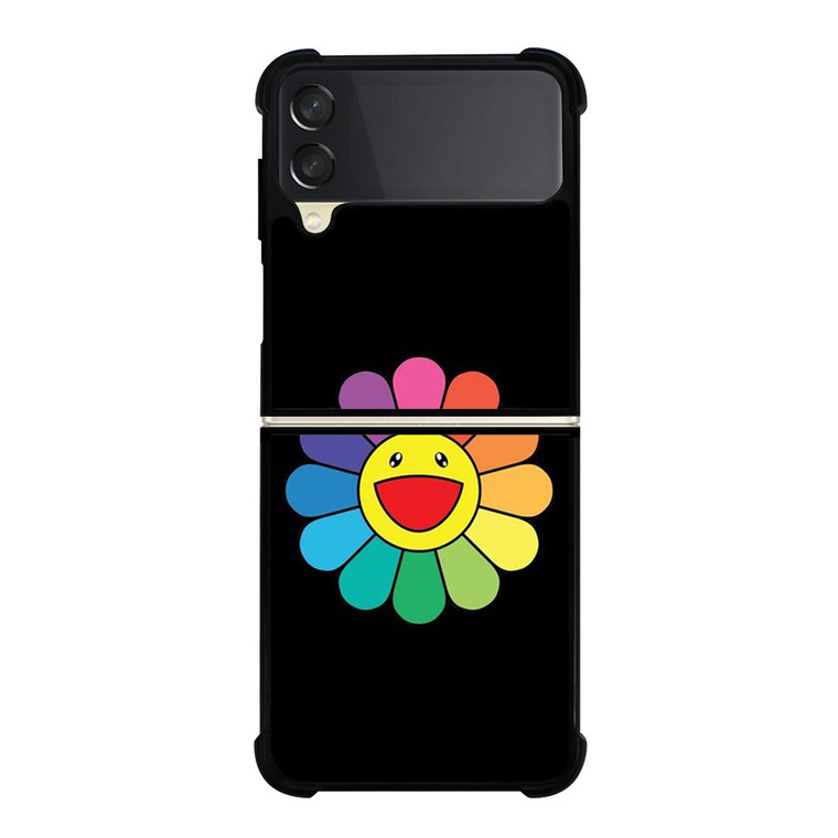TAKASHI MURAKAMI BLACK Samsung Galaxy Z Flip 3 Case Cover