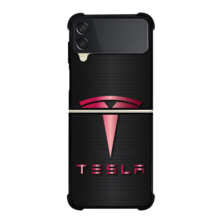 TESLA PINK CARBON Samsung Galaxy Z Flip 3 Case Cover