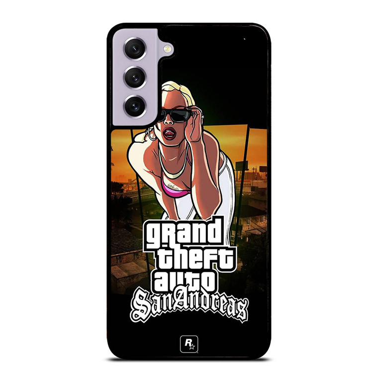GTA GRAND THEFT AUTO SAN ANDREAS ROCHELLE Samsung Galaxy S21 FE Case Cover