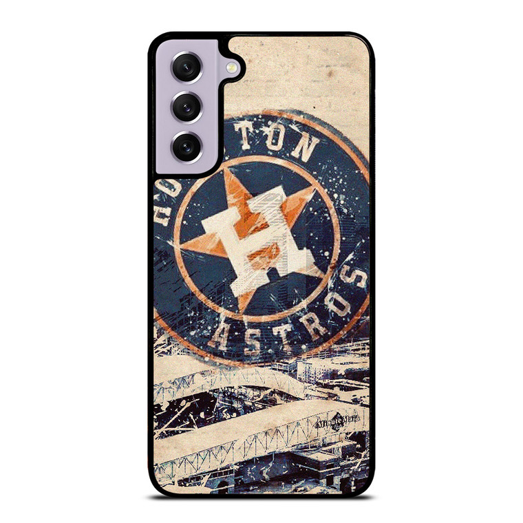 HOUSTON ASTROS BASEBALL VINTAGE BADGE Samsung Galaxy S21 FE Case Cover