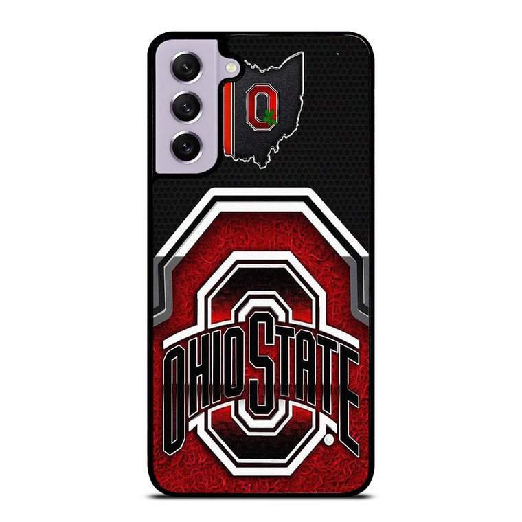 OHIO STATE BUCKEYES SYMBOL METAL Samsung Galaxy S21 FE Case Cover OHIO STATE BUCKEYES SYMBOL METAL Samsung Galaxy S21 FE Case Cover
