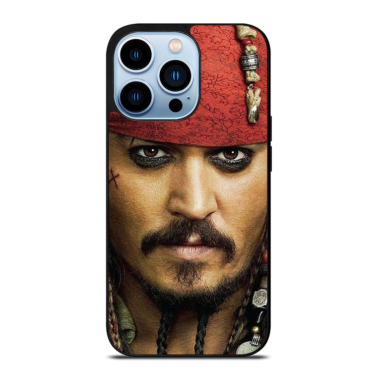 JACK SPARROW FACE PIRATES OF THE CARIBBEAN iPhone 13 Pro Max Case Cover