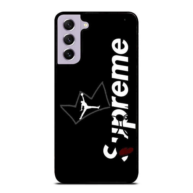 SUPREME AIR JORDAN CROWN Samsung Galaxy S21 FE Case Cover