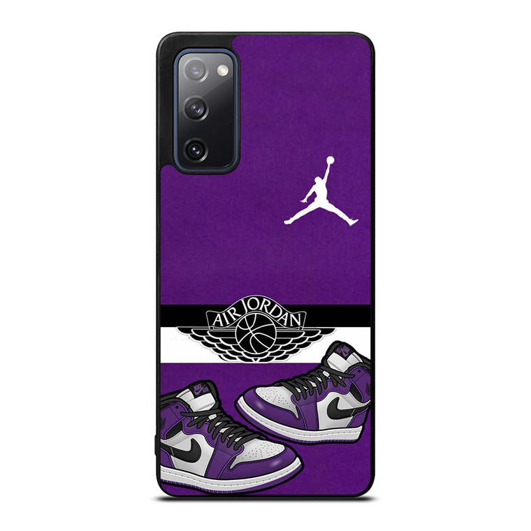 AIR JORDAN PURPLE LOGO Samsung Galaxy S20 FE Case Cover
