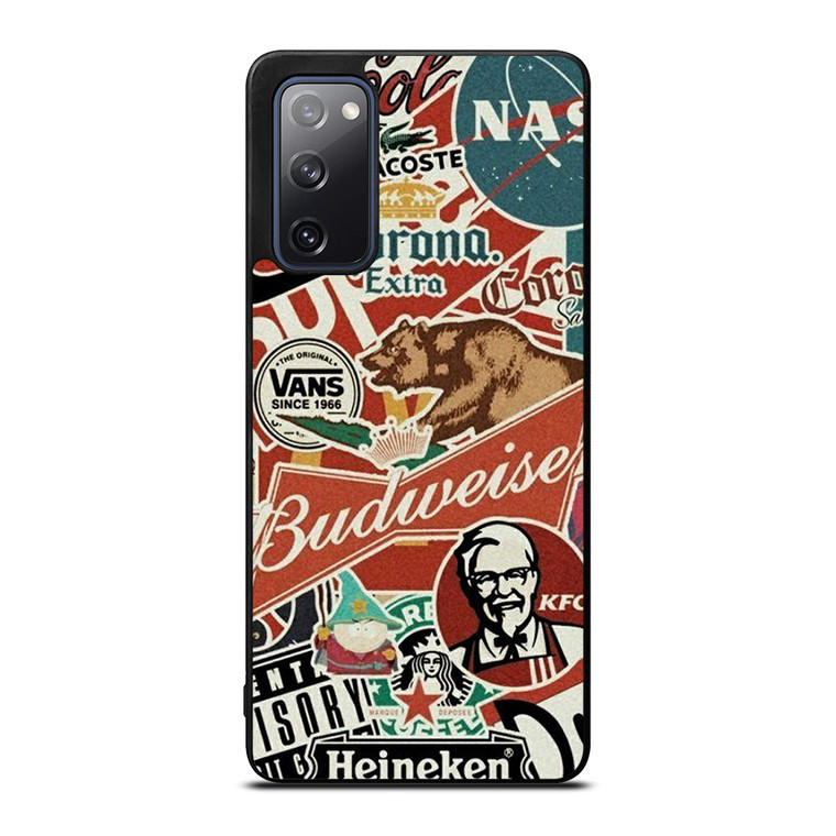 BEER WHISKEY LOGO COLLECTION Samsung Galaxy S20 FE Case Cover