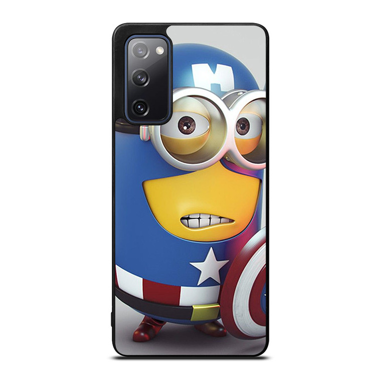 CAPTAIN AMERICA MINION CARTOON Samsung Galaxy S20 FE Case Cover