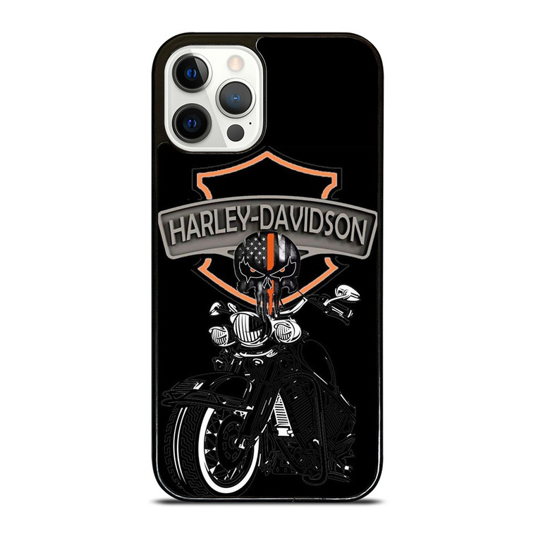 HARLEY DAVIDSON MOTOR SKULL BADGE  iPhone 12 Pro Case Cover