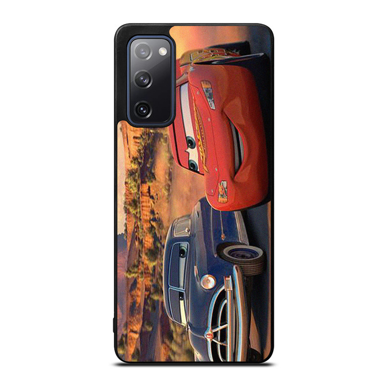 LIGHTNING MCQUEEN AND DOG HUDSON CARS Samsung Galaxy S20 FE Case Cover
