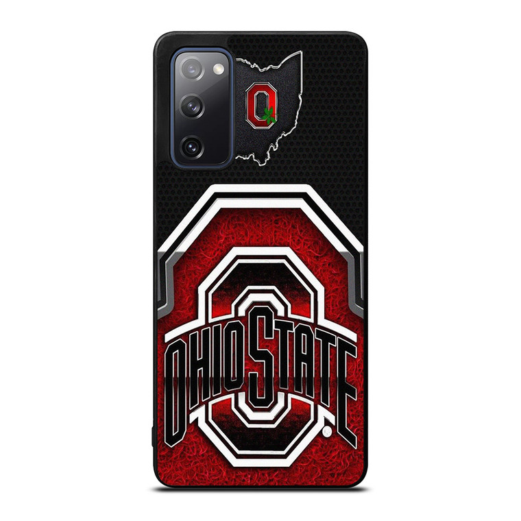 OHIO STATE BUCKEYES SYMBOL METAL Samsung Galaxy S20 FE Case Cover