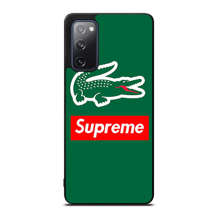 SUPREME X LACOSTE LOGO Samsung Galaxy S20 FE Case Cover SUPREME X LACOSTE LOGO Samsung Galaxy S20 FE Case Cover