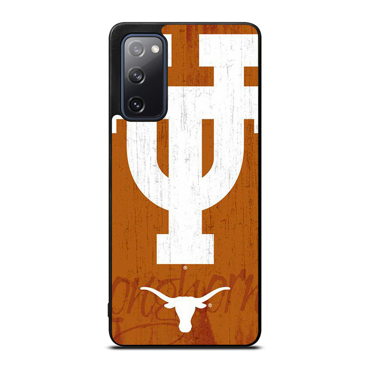 TEXAS LONGHORNS RUSTY SYMBOL Samsung Galaxy S20 FE Case Cover