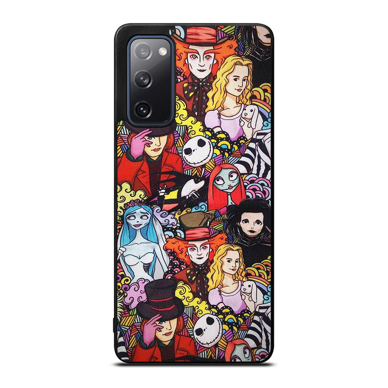 TIM BURTON HORROR MOVIE COLLAGE Samsung Galaxy S20 FE Case Cover TIM BURTON HORROR MOVIE COLLAGE Samsung Galaxy S20 FE Case Cover