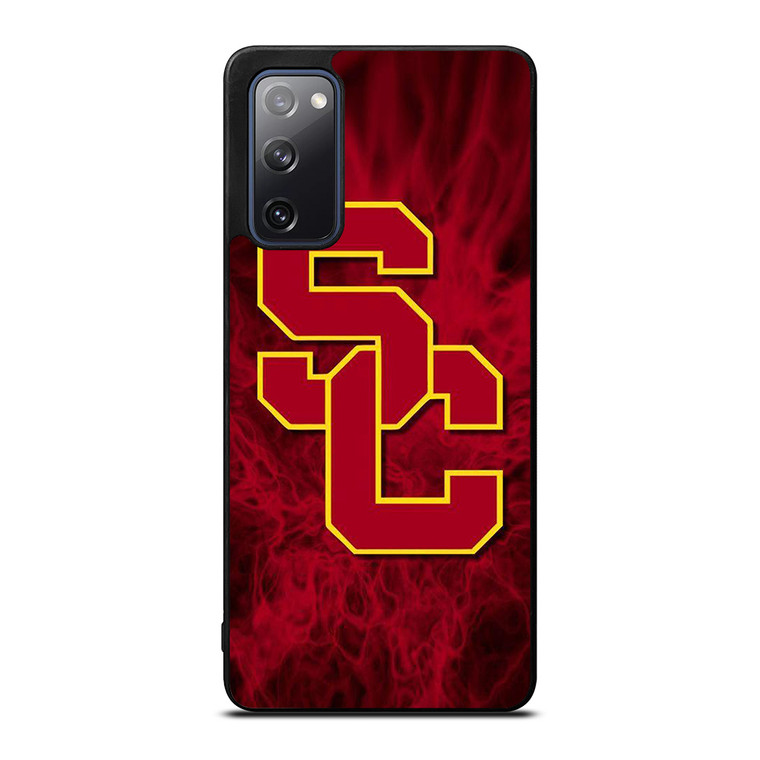 USC TROJANS RED SMOKED LOGO Samsung Galaxy S20 FE Case Cover USC TROJANS RED SMOKED LOGO Samsung Galaxy S20 FE Case Cover