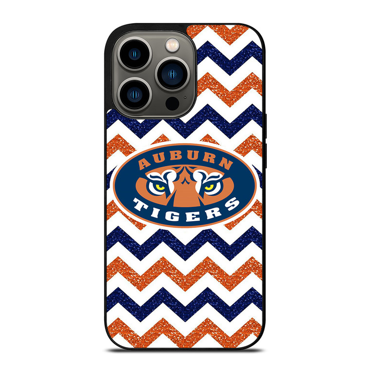 AUBURN TIGERS FOOTBALL STRIPE LOGO iPhone 13 Pro Case Cover