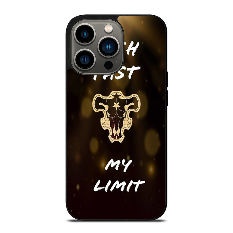 BLACK CLOVER BLACK BULL QUOTES iPhone 13 Pro Case Cover