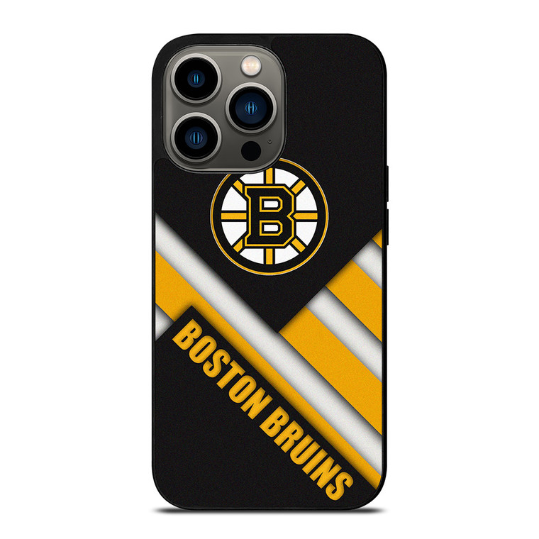 BOSTON BRUINS ICE HOCKEY LOGO iPhone 13 Pro Case Cover