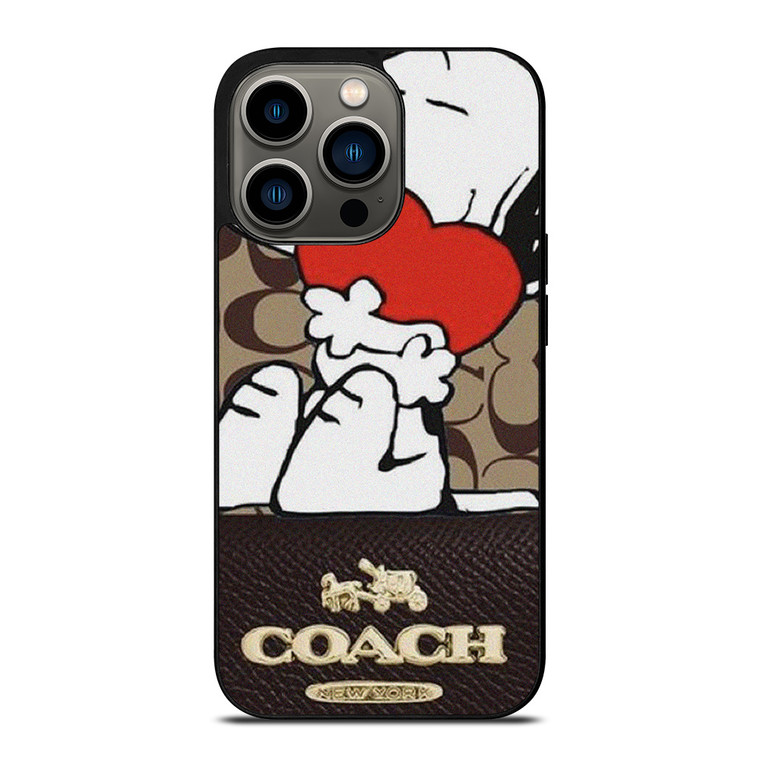 COACH NEW YORK SNOOPY iPhone 13 Pro Case Cover