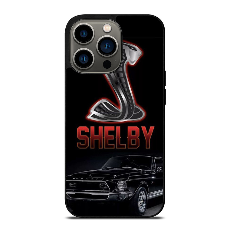 FORD MUSTANG SHELBY VINTAGE EMBLEM iPhone 13 Pro Case Cover