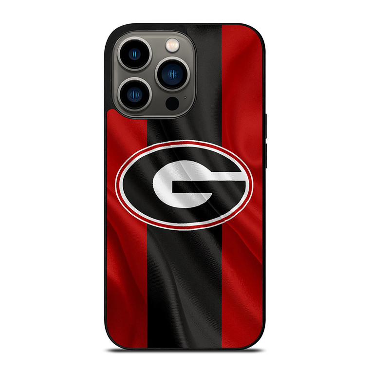 GEORGIA BULLDOGS FOOTBALL FLAG iPhone 13 Pro Case Cover