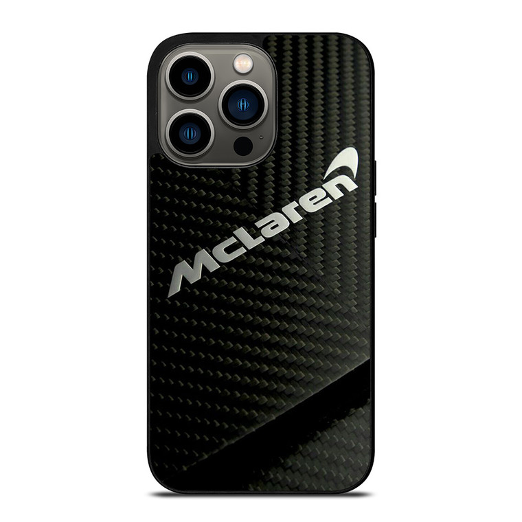 MCLAREN CARBON LOGO iPhone 13 Pro Case Cover