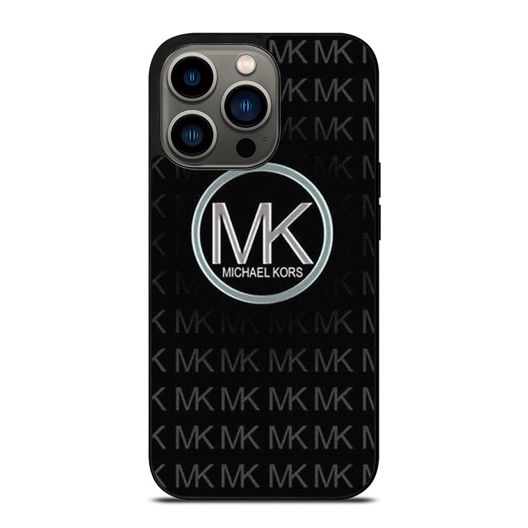 MICHAEL KORS BLACK PATTERN iPhone 13 Pro Case Cover