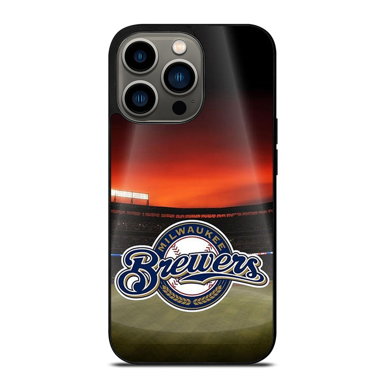 MILWAUKEE BREWERS BASEBALL ARENA iPhone 13 Pro Case Cover