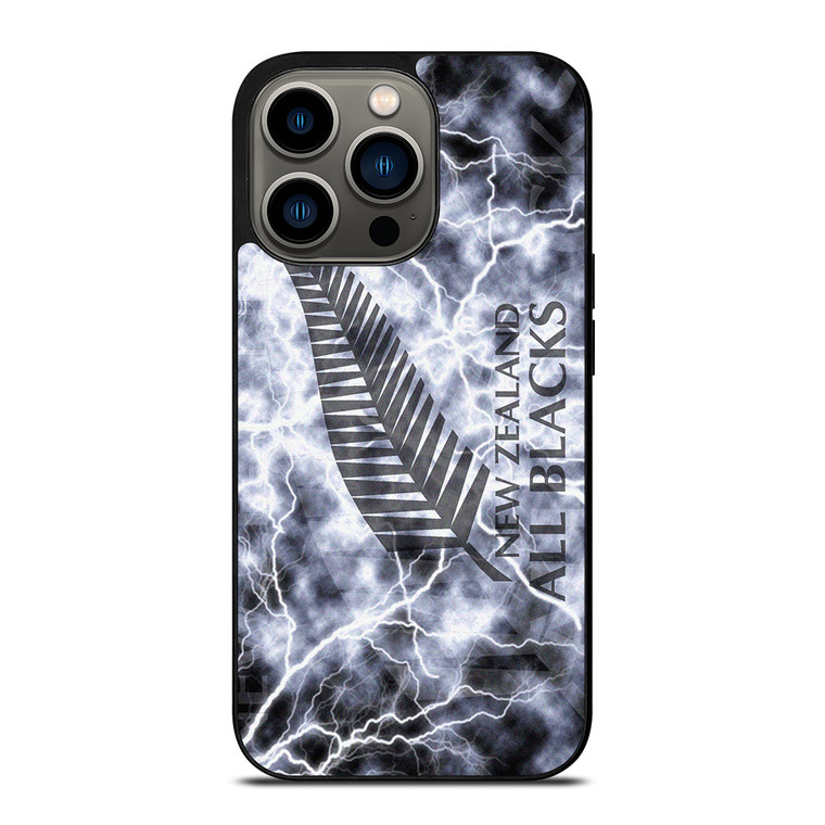 NEW ZEALAND ALL BLACK LIGHTNING LOGO iPhone 13 Pro Case Cover