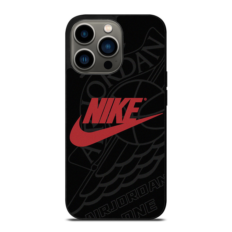 NIKE AIR JORDAN ONE SILHOUETTE iPhone 13 Pro Case Cover NIKE AIR JORDAN ONE SILHOUETTE iPhone 13 Pro Case Cover
