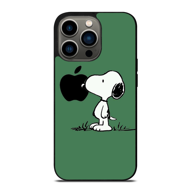 PEANUTS SNOOPY DOG APPLE LOGO iPhone 13 Pro Case Cover